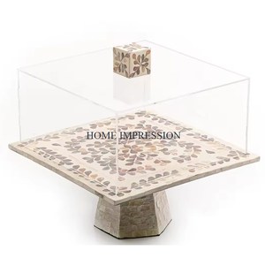 Recién llegado, soporte de exhibición de pastel hecho a mano para Decoración de mesa, soporte de Hotel y restaurante de nácar para herramientas de pastel de cocina - Product Image 5