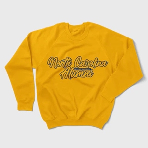 North Carolina Aggies Sudadera Yellow College Apparel Sudadera con capucha de manga larga - Product Image 4