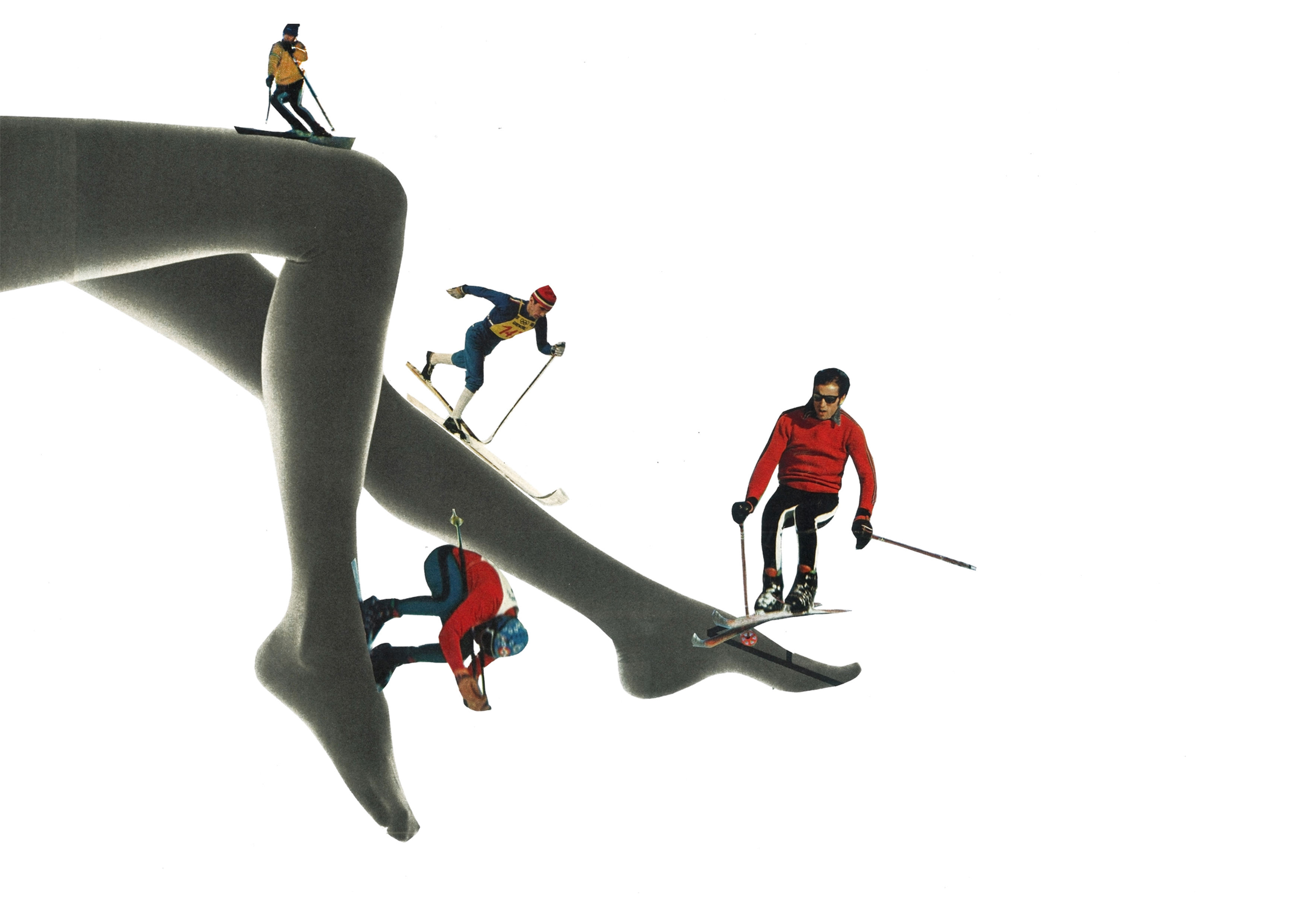 สกีบนขา