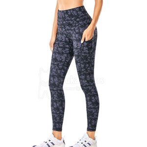 Wholesale Price Custom Made Pattern Breathable High Waist <b>Women</b> Seamless Fitness <b>Legging</b> Custom With Digital Printing Applique - Product Image 4