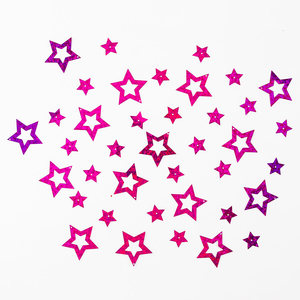 Lentejuelas Forma Especial Pequeño Agujero Centrado Color Holográfico, Selanusa - Product Image 1