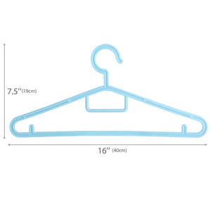 Factory Direct Sale <strong>Multi</strong> Function Standard Non Slip Blue Plastic Clothes <strong>Hangers</strong> - Product Image 3
