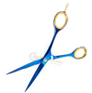 Tijeras de corte de pelo de hoja recta profesional de alta calidad, tijeras de adelgazamiento de belleza con punta afilada - Product Image 2