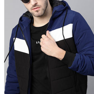 เสื้อแจ็กเก็ตขนเป็ดบอมเบอร์สำหรับผู้ชายเสื้อแจ็กเก็ตขนเป็ดสีดำสำหรับใส่กลางแจ้งใช้ในฤดูหนาว - Product Image 6