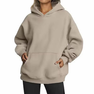 Sudaderas con capucha de gran tamaño para mujer de moda Sudaderas de lana Suéteres de manga larga Jersey Sudadera con capucha de alta calidad para mujer - Product Image 4