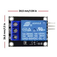 Module de relais 1 canal Aek-Tech KY-019 5V 250V AC 10A, accessoire pour instrument