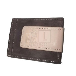 Nouveau design portefeuille avec logo personnalisé portefeuille de qualité supérieure meilleur matériau fabriqué en cuir véritable portefeuille en - Product Image 6