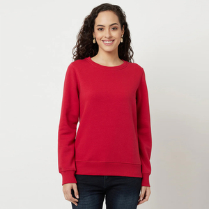 Sudaderas con capucha y sudaderas informales de algodón 100% para mujer, sudaderas con logotipo personalizado de calidad superior de manga larga para mujer, fabricante OEM - Product Image 5