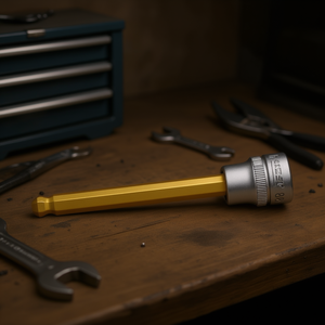 Clé à douille hexagonale longue Hazet 3/8'' avec embout sphérique pour clés hexagonales carrées - Product Image 3