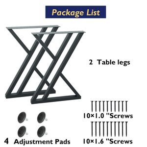 Mesa metálica versátil con patas de acero resistentes, adecuada para uso en interiores y exteriores. - Product Image 5