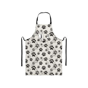 Delantal ajustable de lino y algodón puro de la mejor calidad, delantal de cocina de lujo moderno con logotipo - Product Image 6