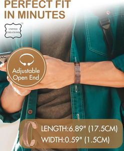 Bracelets menottes en cuivre pur de luxe Bracelets manchette à la mode pour femmes hommes à bon prix - Product Image 5