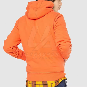 Prix de gros, design personnalisé, sweat-shirts en molleton pour homme 100% coton, hiver, uni, décontracté, avec poche, léger, respirant, haute qualité - Product Image 3