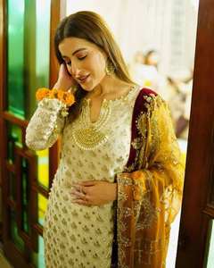 TRENDING NAVRATRI FAUX GEORGETTE SEQUENCE EMBROIDERED WORK <b>TOP</b> AND PENT WITH WORK DUPATTA - Product Image 3