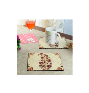 Ustensiles de cuisine Dessous de plat imprimés en MDF Tapis et tampons de forme carrée de qualité supérieure design dernier cri simple imprimé en émail - Product Image 5