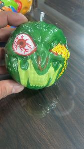 ลูกบอลยางบีบเล่น สนุกสุดมันส์ ยี่ห้อ S.S International Fun Monster  บรรเทาความเครียด เด้งดึ๋ง ทนทาน เก็บลมได้ดี ขนาด 5 ซม. ของชำร่วยงานปาร์ตี้สำหรับเด็ก - Product Image 4