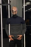 Suéter Casual de Invierno para Hombre, Cuello Redondo, Manga Larga, Cálido, 100% Algodón, Antiarrugas, Estampado Jacquard con Logotipo, Rayas y Letras