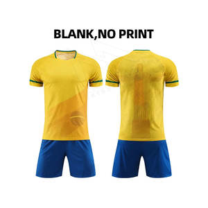 Venta al por mayor 100% poliéster transpirable fútbol desgaste OEM FÚTBOL Camisetas De Francia entrenamiento uniformes en blanco técnica de sublimación - Product Image 2