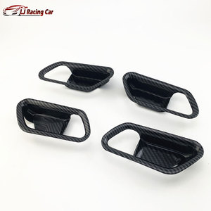 Kits de Interior de coche con aspecto de carbono ABS, cubiertas de manijas de puerta, tapas para <span class=keywords><strong>Nissan</strong></span> Sunny <span class=keywords><strong>Tsuru</strong></span> Sylphy Pulsar Sentra S Sv Sr B18 2020-2023 - Product Image 2