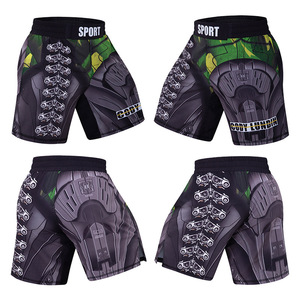 Pantalones Cortos Personalizados de Secado Rápido y Cintura Media para Hombre, Pantalones Cortos con Abertura Lateral Alta, Estampado por Sublimación para Deportes, Muay Thai, Boxeo y Lucha Libre de Artes Marciales - Product Image 5