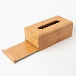 Caja de pañuelos de madera estilo único pieza de diseño de madera soporte de madera hecho a mano regalo único soporte de pañuelos hecho a mano - Product Image 5