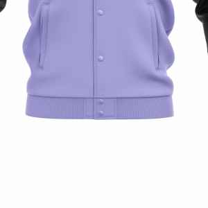 Best-seller Blouson universitaire d'hiver polaire style cool personnalisé Blouson baseball Vestes universitaires en cuir pour hommes - Product Image 5