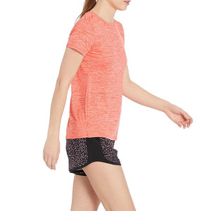Camisetas de Manga Corta para Mujer, 100% Transpirables, Casuales, Lisas, Teñidas, Ecológicas, para Adultos, Venta al Por Mayor - Product Image 4