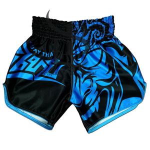 Pantalones cortos unisex Muay Thai MMA para hombre, LICRA/poliéster, transpirables, cómodos, logotipo personalizado, ropa deportiva con etiqueta privada, sublimación OEM - Product Image 5