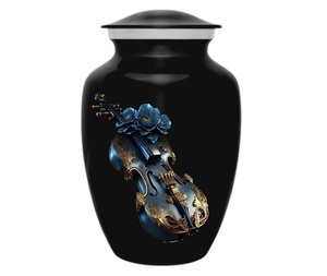 Urna conmemorativa para cenizas humanas Urna decorativa Urna funeraria personalizada para hombre y mujer Disponible en tamaño 6 y 10 pulgadas - Product Image 6