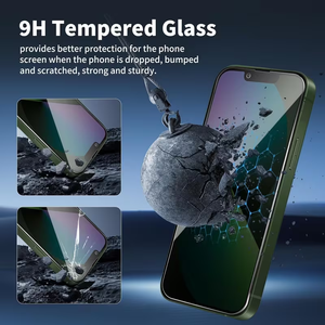 360 °   واقي شاشة مضاد للتجسس بزاوية كاملة، فيلم مضاد للتجسس من جميع الجوانب، رؤية أمامية واضحة عالية الدقة، واقي زجاجي للشاشة - Product Image 3