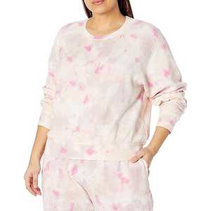 OEM Print Sweat <b>Shirt</b> 100% Cotton Fleece Heavy Weight Oversized Crew Neck Custom High Quality <b>Women</b> Sweatshirt Sweat <b>Shirt</b> - Product Image 1