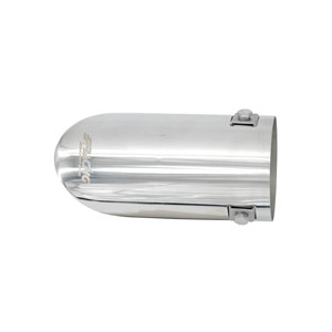 Terminale rotondo da 76 mm inclinato in acciaio inossidabile - Product Image 3