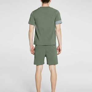 2024 nouveau Design hommes T-Shirt ensemble anti-boulochage respirant coton Shorts et rue décontracté T-Shirt été vendeur Collection - Product Image 6
