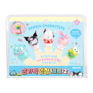 Juego de marionetas de dedo Sanrio, 2 mini personajes de plástico para niños mayores de 3 años, juego unisex - Product Image 1