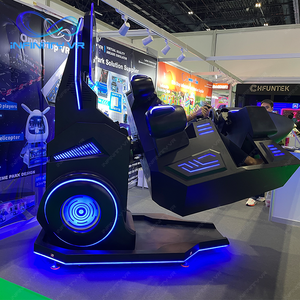 InfinityVR Dubai Deal Show VR Thunder Fighter Montaña rusa de 360 grados Rotación Flight Race Shoot Simulator Machine - Product Image 4