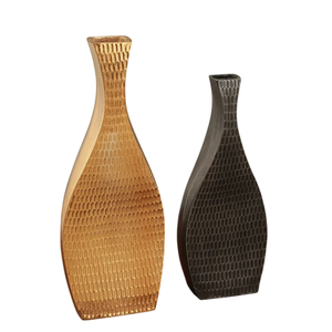 Vase à fleurs de table unique de jardin fait main en métal de qualité supérieure pour la décoration de mariage à bas taux - Product Image 1