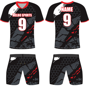 เสื้อฟุตบอลสำหรับผู้ชายเสื้อฟุตบอล100% ผ้าโพลีเอสเตอร์ชุดกีฬาแบบลำลอง - Product Image 2