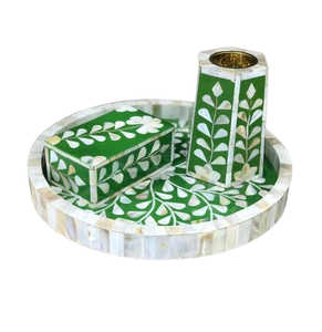 Arabic <b>Ramadan</b> <b>Gift</b> Set Mother Pearl Inlay Mubkhar Bakhoor Burner Tray <b>Box</b> Customizable Rose Scent Middle East Censer Incense - Product Image 6