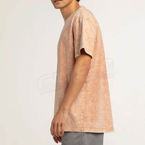 เสื้อยืดผู้ชายสไตล์ลำลองแบบขายส่ง ราคาสุดคุ้ม ลายฟอกสี เสื้อยืดผู้ชายทรงเข้ารูป คุณภาพดีที่สุด - Product Image 5