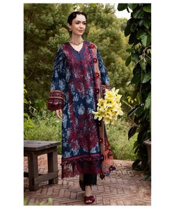 SalwarKameez pakistanaise prête à l'emploi pour femme en costume de fête en velours noir vente en gros - Product Image 3