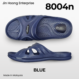 รองเท้าแตะผู้ชาย PVC สีน้ำเงิน น้ำหนักเบา กันลื่น สวมใส่สบาย รองเท้าลำลอง ขายส่งจำนวนมาก @migo 8004n ผลิตในมาเลเซีย - Product Image 2