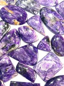 อัญมณีทรงหลวมชาโรไรต์ธรรมชาติขนาดฟรีไซส์ - Product Image 4