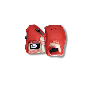 Updesh Sports Medium Size <b>White</b> PU Leather <b>Cricket</b> Gloves Plain Pattern Soft Latest Design High Quality Economically Priced for - Product Image 1