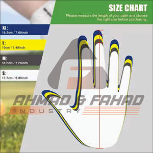 ถุงมือกอล์ฟหนังแกะสีขาวสำหรับผู้หญิงผู้ชาย, ทนทานทุกสภาพอากาศสวมใส่กีฬาหนังแท้ระบายอากาศได้ด้ามจับนุ่มคุณสมบัติกันลื่น - Product Image 6