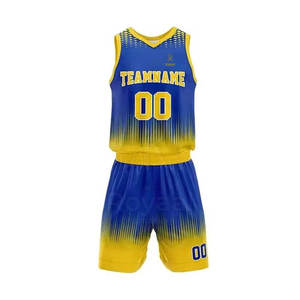 Uniforme de basket-ball léger et confortable, faible MOQ, prix bas, taille personnalisée, uniforme de basket-ball en vente - Product Image 2