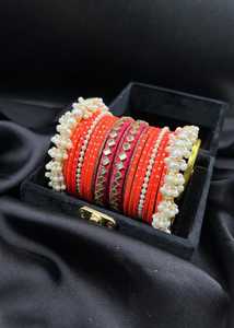 Trending <b>Silver</b> Plated Copper Alloy Geometric <b>Bangles</b> Churian <b>for</b> <b>Women</b> Wedding Party & Eid Festive Collection Adults - Product Image 3