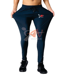Pantalons de jogging décontractés pour hommes avec logo imprimé personnalisé de haute qualité, en matériau léger et flexible, imperméable et à séchage rapide - Product Image 1
