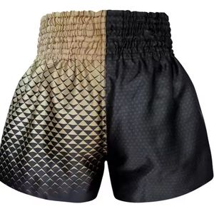 กางเกงมวยไทยขาสั้นสำหรับต่อสู้กางเกง MMA แบบออกแบบได้ตามต้องการ - Product Image 3