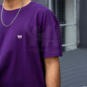 T-shirt 100% coton polyester respirant à manches courtes, t-shirt de qualité supérieure, vêtements d'été, t-shirt surdimensionné - Product Image 3