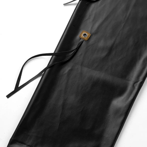 <b>Men's</b> X-Large Racing Sportswear Real <b>Leather</b> Chaps with <b>Jean</b> Pockets Flat Black Motorbike Wear <b>for</b> <b>Men</b> - Product Image 6